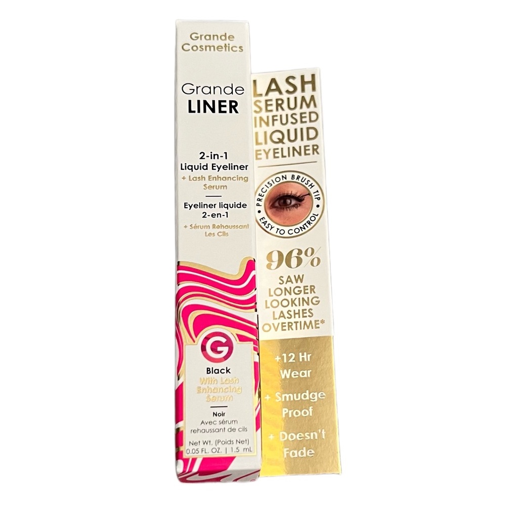 BNIB! Grande Cosmetics GrandeLINER Liquid Eyeliner with Lash Enhancing Serum!